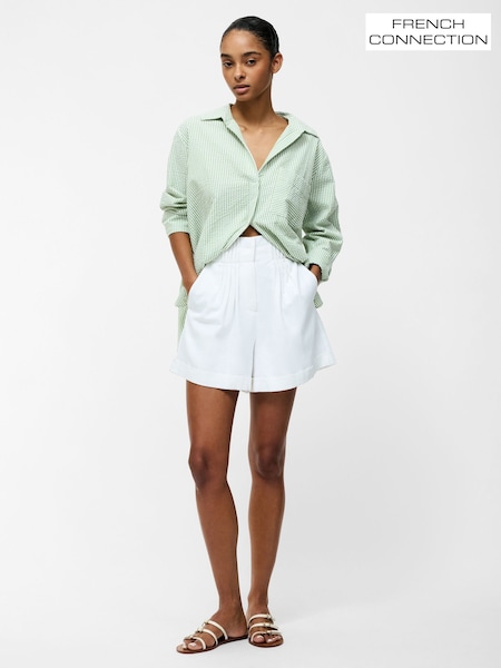 French Connection White Ariette Shorts (W36130) | £69