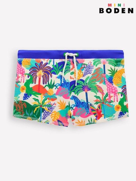 Boden Cream Swim Shorts (W36415) | £15 - £17