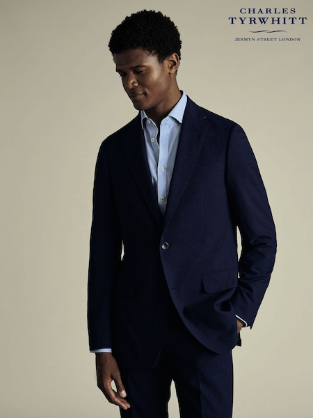 Charles Tyrwhitt Blue Slim Fit New Ultimate Suit Jacket (W36647) | £279