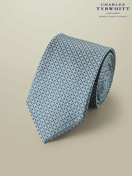 Charles Tyrwhitt Green Silk Stain Resistant Semi Plain Tie (W36661) | £35