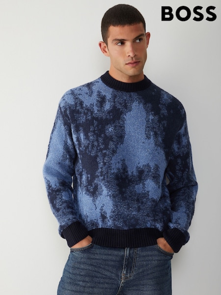 BOSS Blue Relaxed Fit Kradar Jumper (W36736) | £189