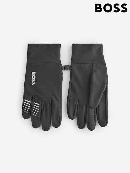 BOSS Black Logo Gloves (W36791) | £45