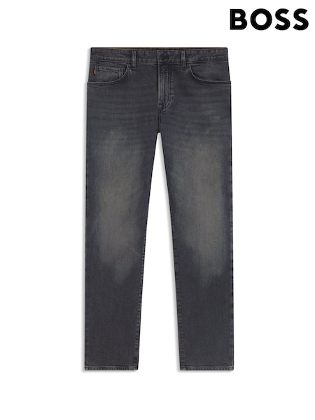 BOSS Grey Regular Fit Re Maine Stretch Denim Jeans (W36837) | £119