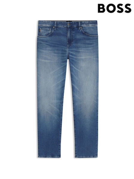 BOSS Blue Regular Fit Blue Re.Maine Stretch Denim Jeans (W36861) | £129