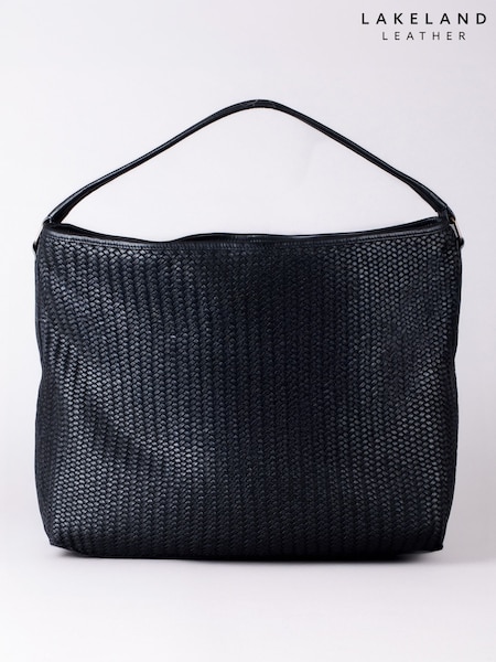 Lakeland Leather Black Wreay Hobo Bag (W36896) | £109