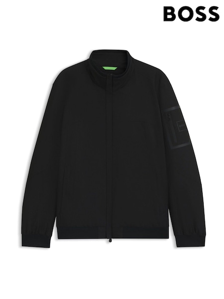BOSS Black Zip Through Bomber Jacket (W36920) | £349