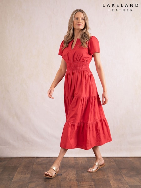 Lakeland Clothing Tulla Midi 100% Cotton Dress (W37045) | £55