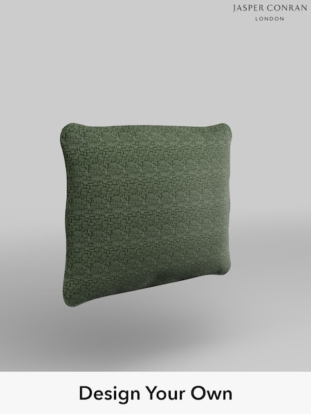 Chenille Basket Weave/Fern Green Upholstery Cushions By Jasper Conran (W37067) | £65