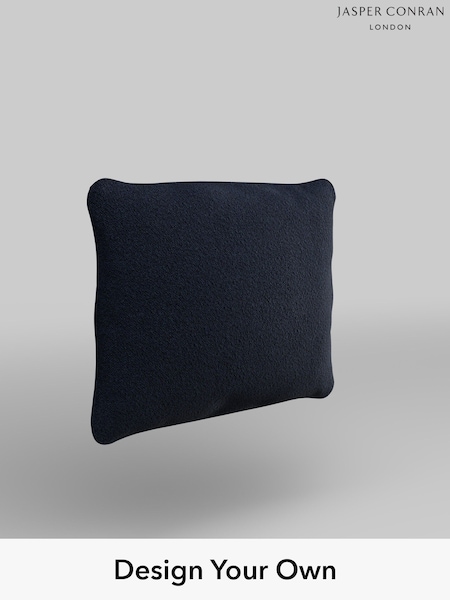 Jasper Boucle/Navy Blue Upholstery Cushions By Jasper Conran (W37078) | £55