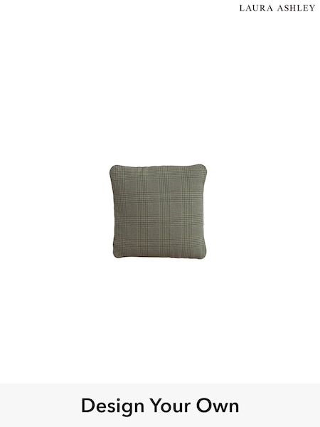Birchgrove Check/Olive Green Upholstery Cushions By Laura Ashley (W37086) | £60