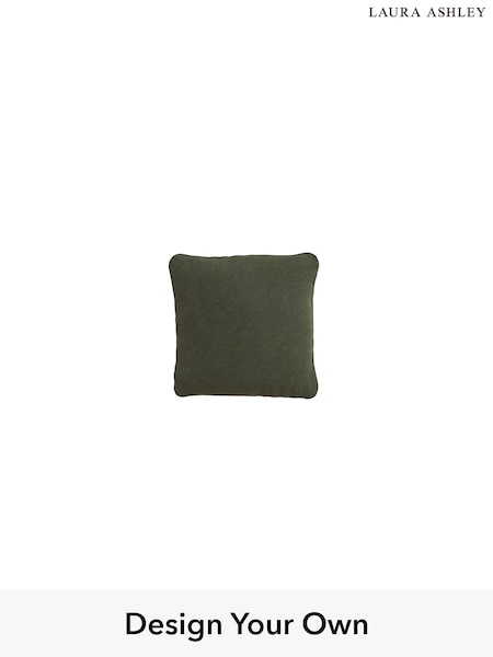 Lundar Chenille/Ivy Green Upholstery Cushions By Laura Ashley (W37093) | £50