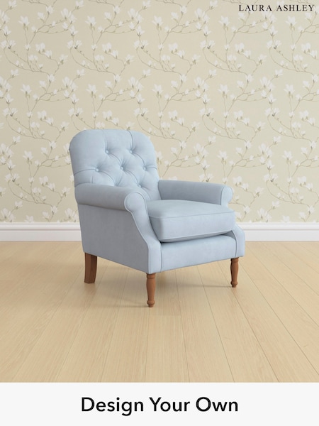 Ailsworth/Newport Blue Cambridge Button Back By Laura Ashley (W37110) | £825