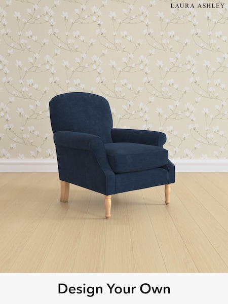 Alwyn Velvet/Midnight Navy Cambridge By Laura Ashley (W37119) | £750