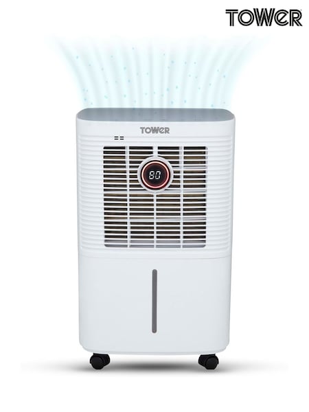 Tower White 12L Compressor Dehumidifier with 16L Water Tank (W37121) | £120