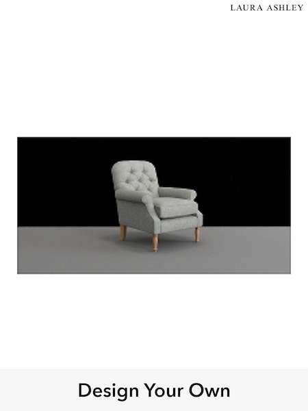 Anneliese/Steel Grey Cambridge Button Back By Laura Ashley (W37137) | £875