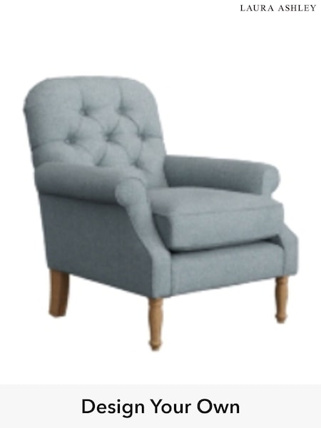 Anneliese/Seaspray Blue Cambridge Button Back By Laura Ashley (W37143) | £875