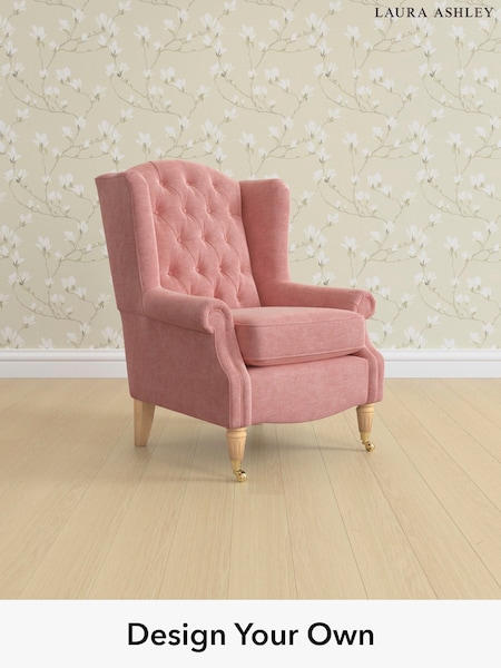 Bainton/Old Rose Pink Enderby Buttoned By Laura Ashley (W37144) | £825