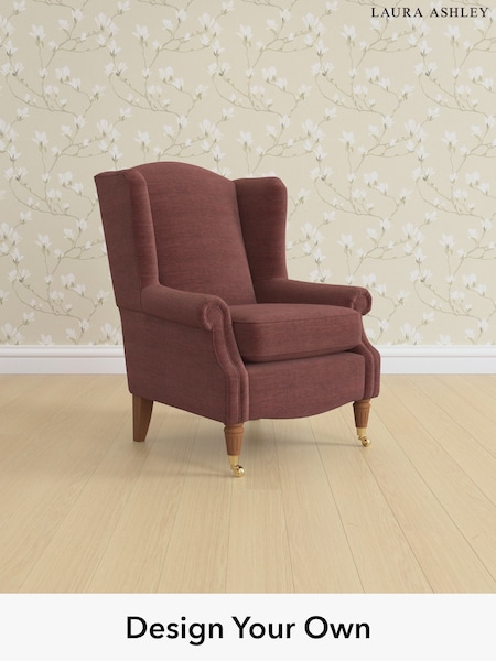 Edwin Chenille/Burgundy Red Enderby By Laura Ashley (W37159) | £900