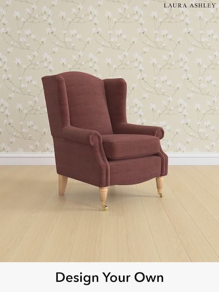 Edwin Chenille/Burgundy Red Enderby By Laura Ashley (W37159) | £900