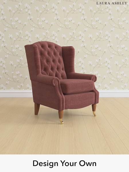 Edwin Chenille/Burgundy Red Enderby Buttoned By Laura Ashley (W37166) | £925