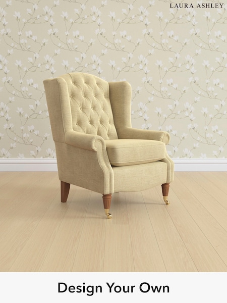 Edwin Chenille/Truffle Natural Enderby Buttoned By Laura Ashley (W37185) | £925