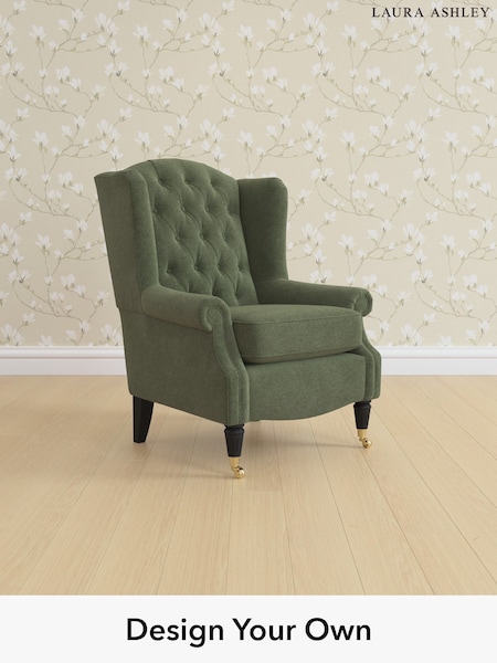 Lundar Chenille/Ivy Green Enderby Buttoned By Laura Ashley (W37194) | £875