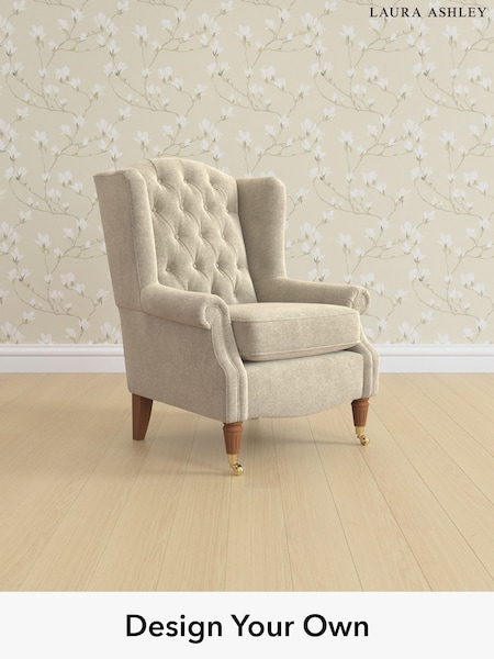 Lundar Chenille/Truffle Natural Enderby Buttoned By Laura Ashley (W37205) | £875