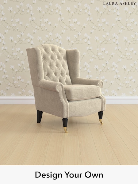 Lundar Chenille/Truffle Natural Enderby Buttoned By Laura Ashley (W37205) | £875
