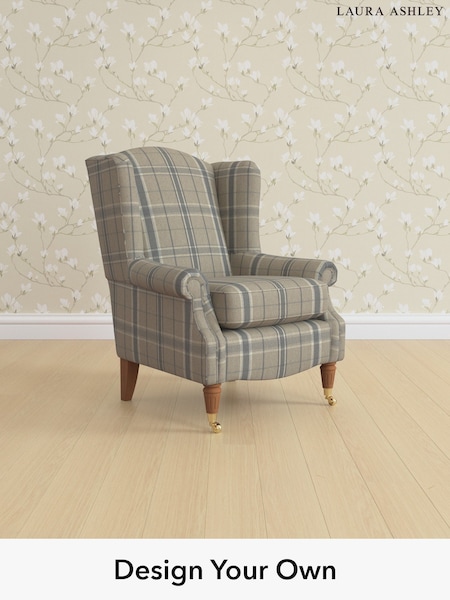 Longstowe Check/French Grey Enderby By Laura Ashley (W37206) | £950