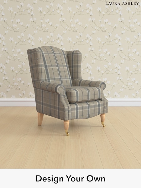 Longstowe Check/French Grey Enderby By Laura Ashley (W37206) | £950