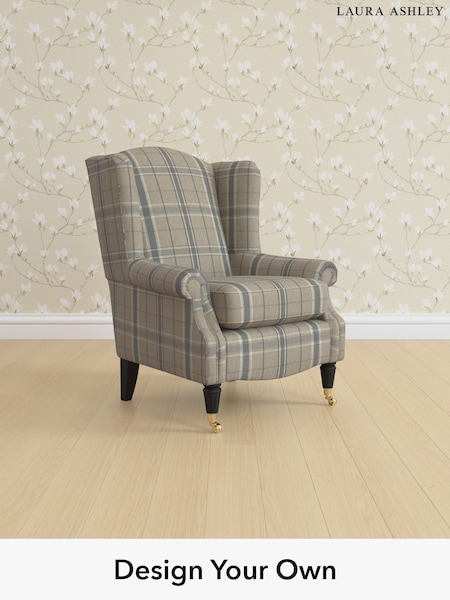 Longstowe Check/French Grey Enderby By Laura Ashley (W37206) | £950