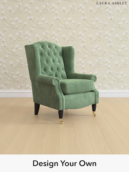 Orla/Fresh Green Enderby Buttoned By Laura Ashley (W37230) | £975