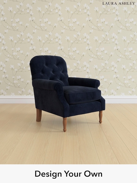 Orla/Midnight Navy Cambridge Button Back By Laura Ashley (W37231) | £925