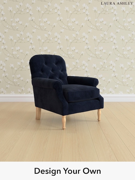 Orla/Midnight Navy Cambridge Button Back By Laura Ashley (W37231) | £925