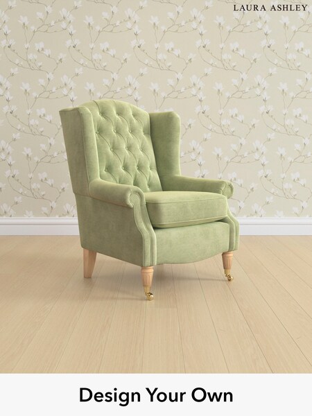 Orla/Pale Hedgerow Green Enderby Buttoned By Laura Ashley (W37236) | £975