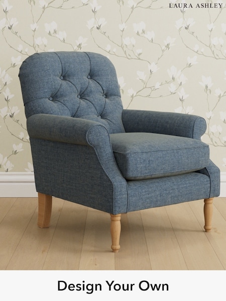 Orla/Seaspray Blue Cambridge Button Back By Laura Ashley (W37241) | £925