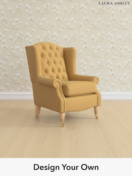 Peyton/Ochre Yellow Enderby Buttoned By Laura Ashley (W37248) | £825