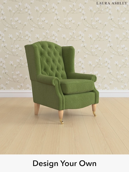 Tichwell/Olive Green Enderby Buttoned By Laura Ashley (W37251) | £825