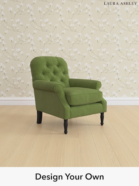 Tichwell/Olive Green Cambridge Button Back By Laura Ashley (W37253) | £775