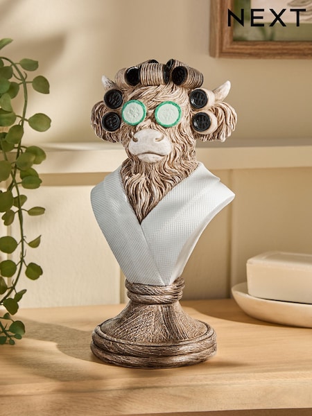 Natural Hamish Pamper Bust Bathroom Ornament (W37603) | £16
