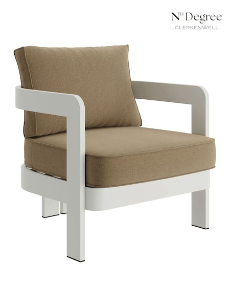 Nth Degree Wheat Canvas N3 Garden Lounge Chair (W37714) | £770