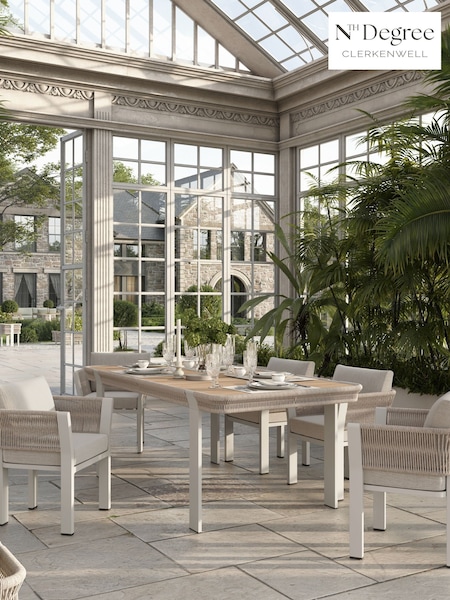 Nth Degree Beige N7 Garden Dining Table (W37717) | £1,245
