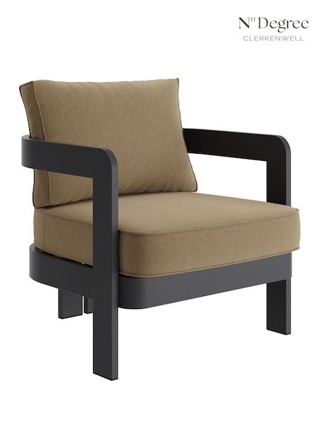 Nth Degree Wheat Canvas N3 Garden Lounge Chair (W37726) | £770
