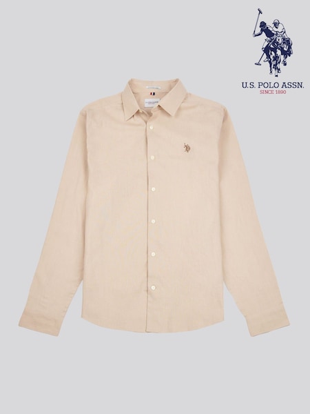 U.S. Polo Assn. Natural Mens Blend Shirt (W37764) | £65