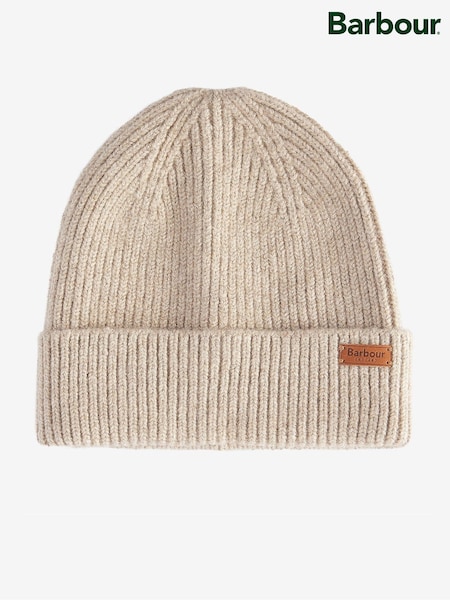Barbour® Cream Pendle Beanie Hat (W37779) | £27