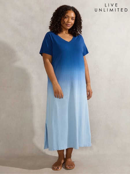 Live Unlimited Blue Ombre Dress (W38041) | £69