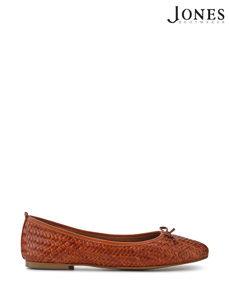 Jones Bootmaker Gold Stephanie Leather Pumps (W38375) | £99