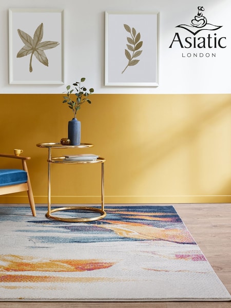 Asiatic Rugs Cream Nova Vista Abstract Rug (W38542) | £59 - £299