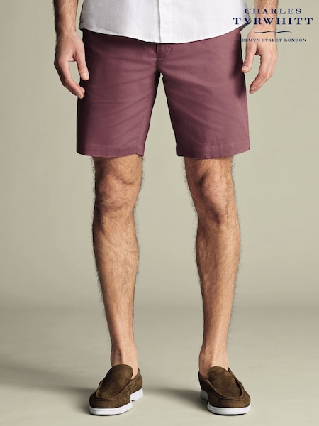 Charles Tyrwhitt Red Cotton Shorts (W38591) | £50