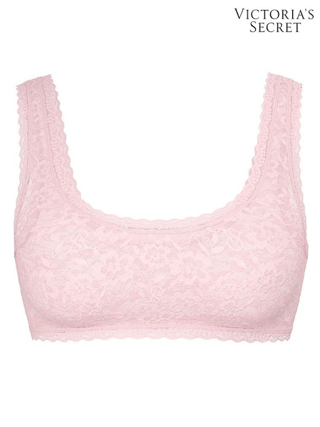 Victoria's Secret Pretty Blossom Pink Bralette Sexy T-Shirt Lace Scoop (W38690) | £25